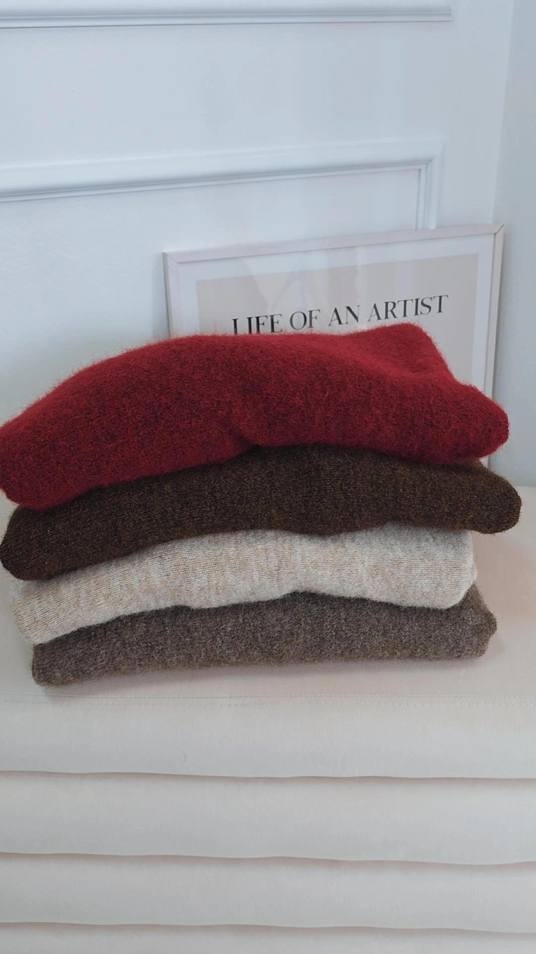 OVERSIZE ALPAKA PULLOVER MAREN 34-48/50 Made in Italy Strick / Knit Sweater