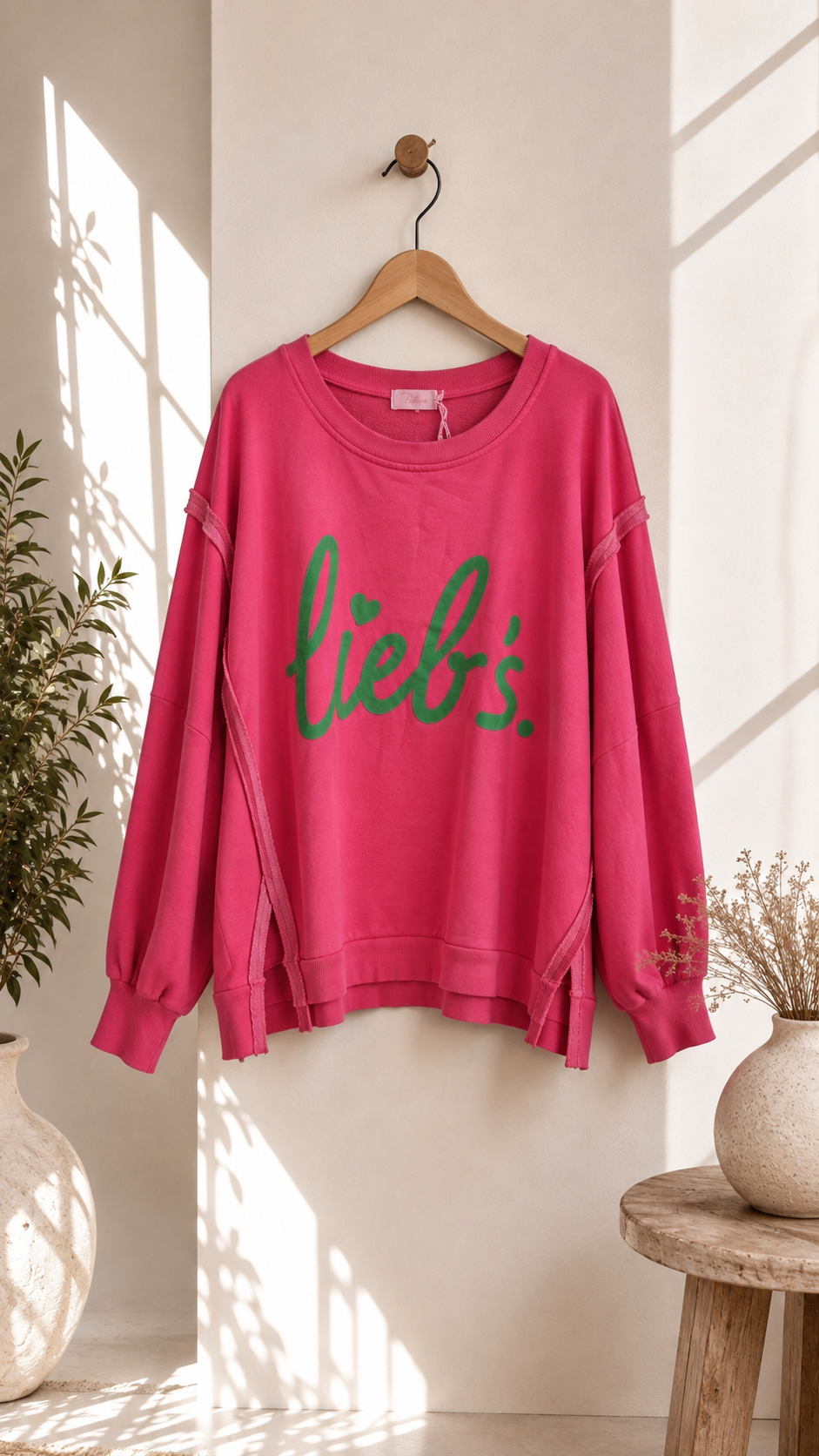Sweatshirt Isotta – Lieb´s im lässigen Oversize-Look Made in Italy 34-48