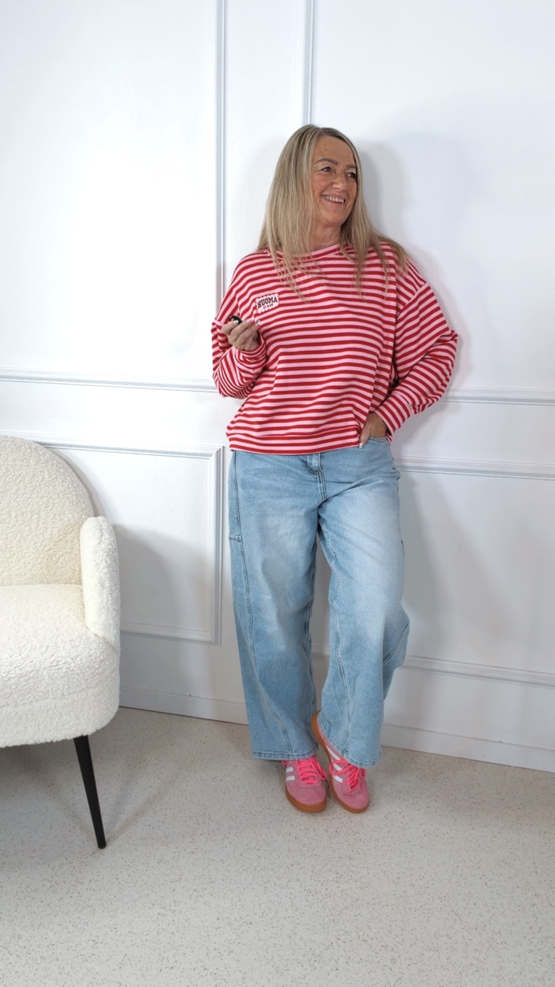 BASIC BALLON JEANS CARMEN Made in Italy BARREL lässig 1963