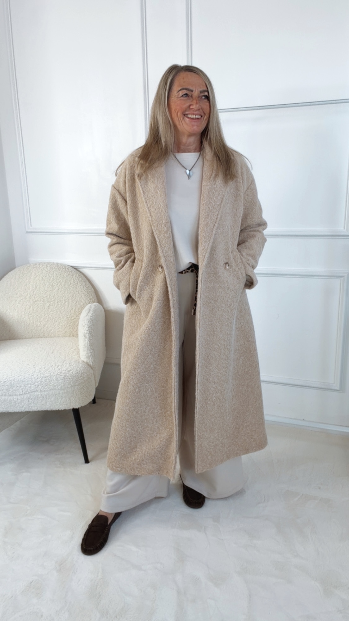 TREND MANTEL ELVIRA 36 - 43 Trench Coat Made in Italy