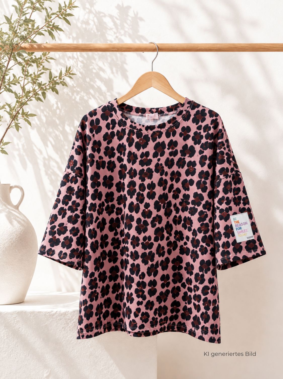 Buttersoft-Shirt „CLARA“ Made in Italy passt bis Gr. 44 Leo