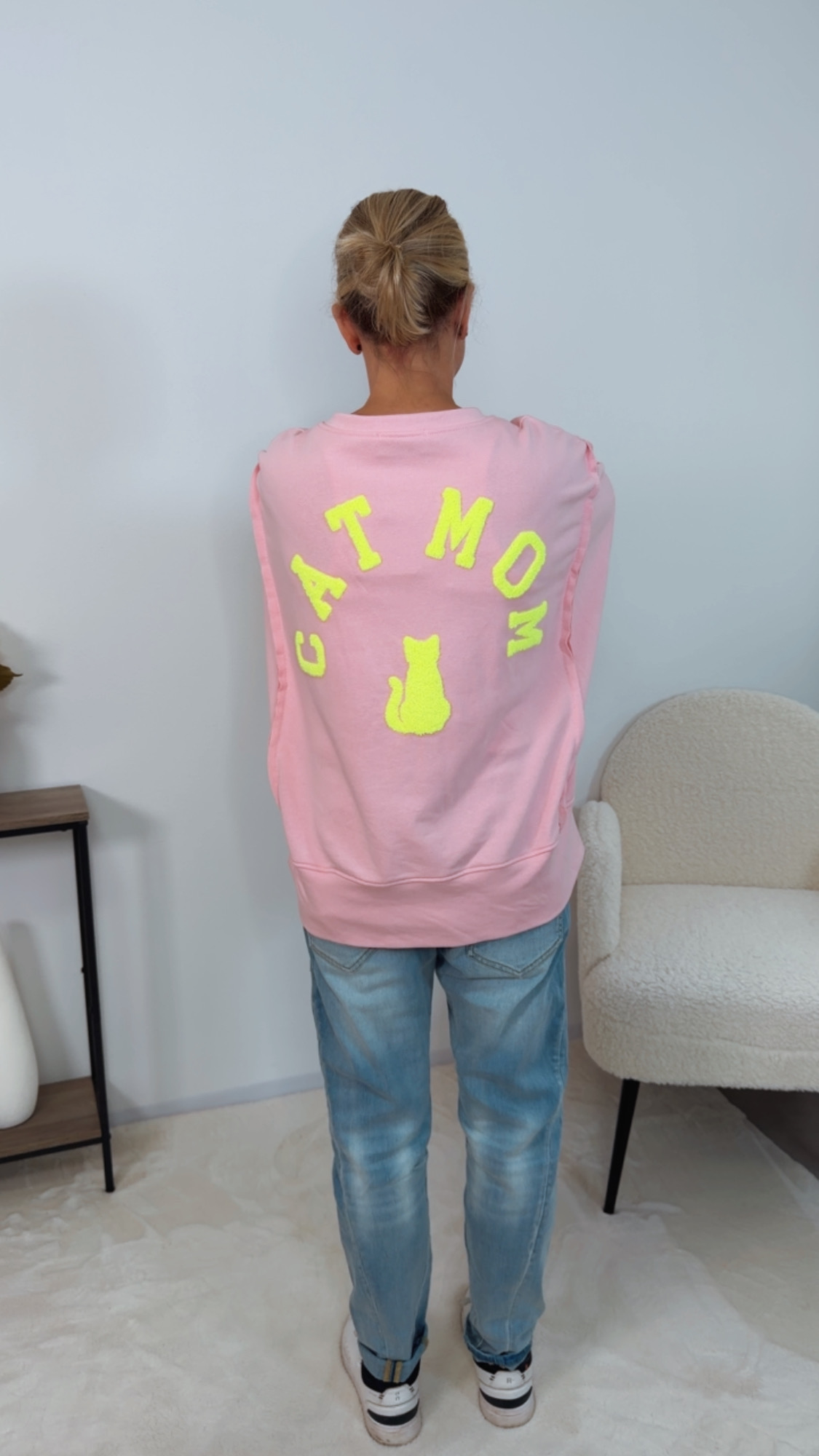 T-Shirt Luni Cat Mom Sweater Made in Italy 34-42/44