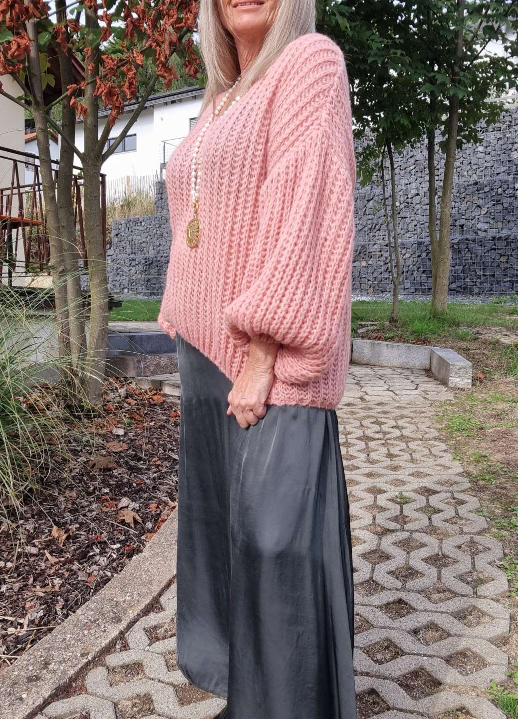 OVERSIZE KNIT SWEATER MALENA KORALLE Strickpullover Pullover 34-42/44 Made in Italy versch. Farben OVERSIZE KNIT SWEATER MALENA KORALLE Strickpullover Pullover 34-42/44 Made in Italy versch. Farben