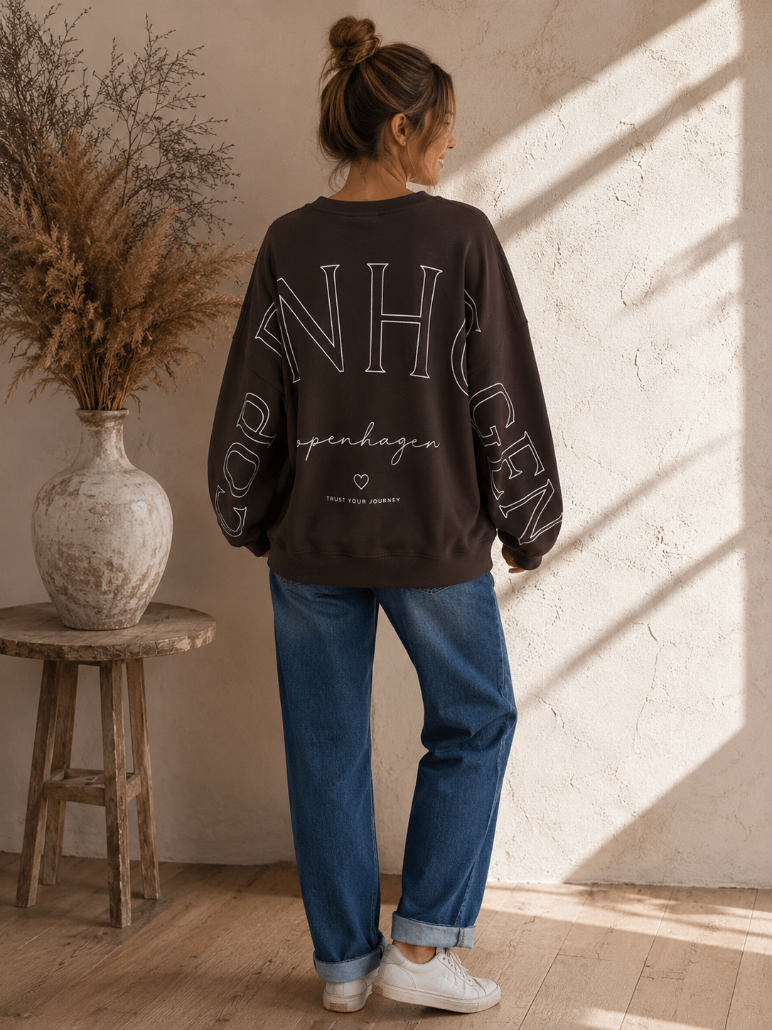 Sweatshirt Copenhagen I NO. SW0016 I lässiger Oversize-Look I Made in Italy 34-42/44