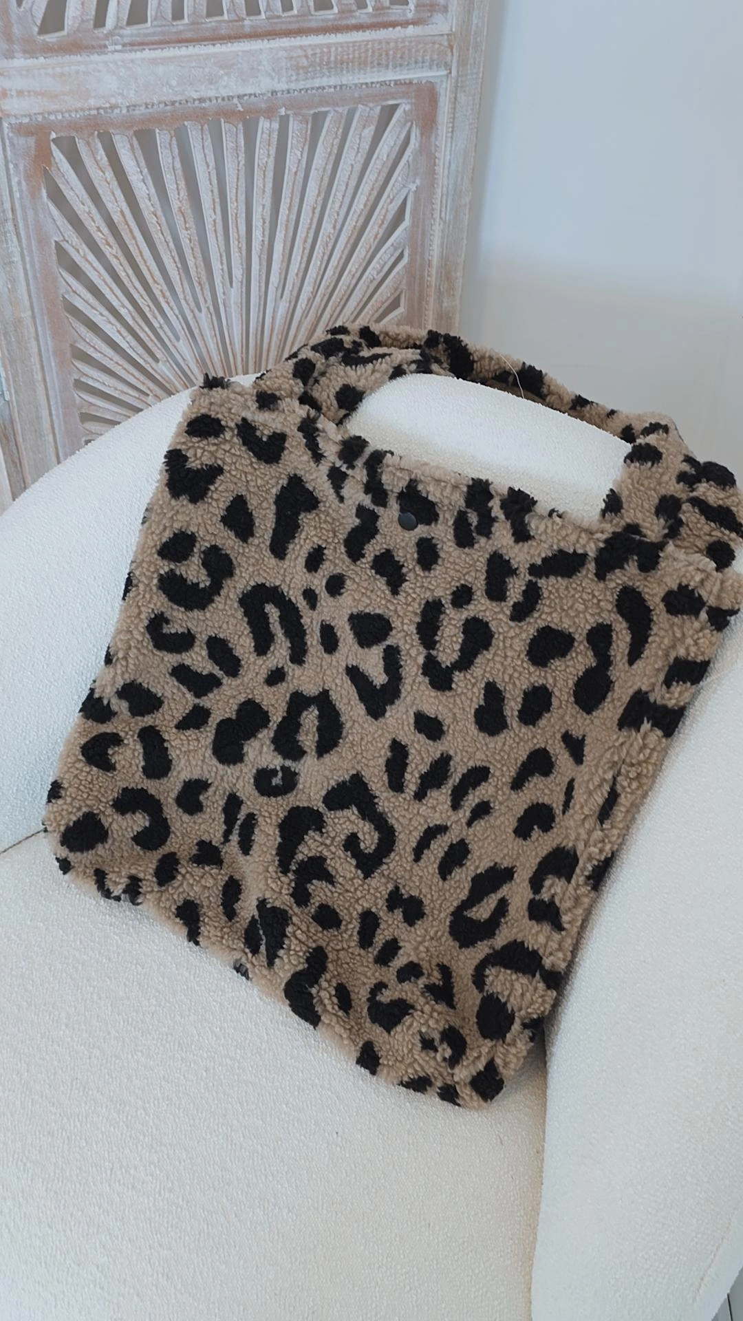 LEO TEDDY TASCHE MOONY / SHOPPER Made in Italy