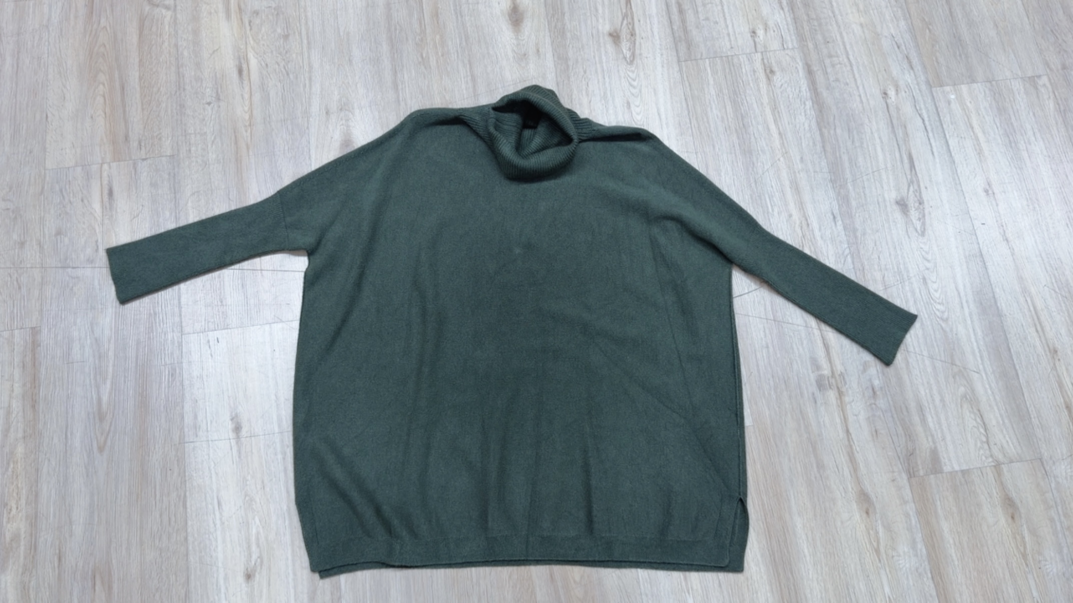 Oversize Rollkragen-Pullover Uni RP0164 I Made in Italy 34-44/46 Strick Pullover