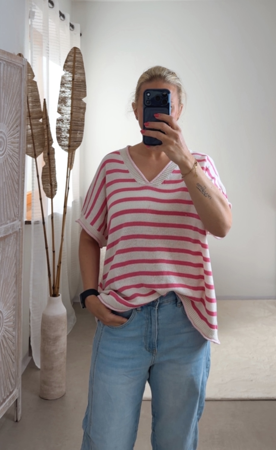 Strickpullover Torri Stripes Made in Italy 34-40/42