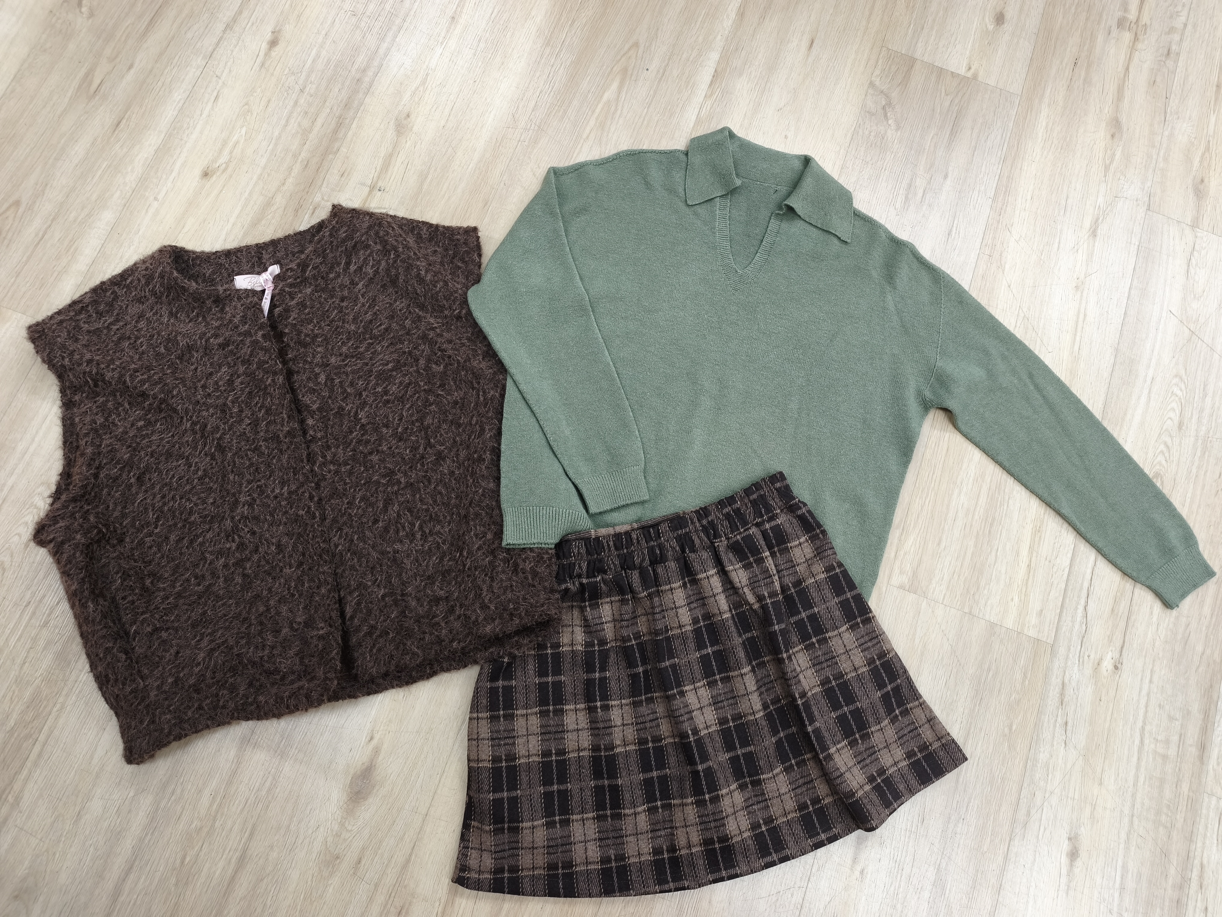 Classic Strickpullover mit Kragen I SP0173 I 34-42/44 I Made in Italy