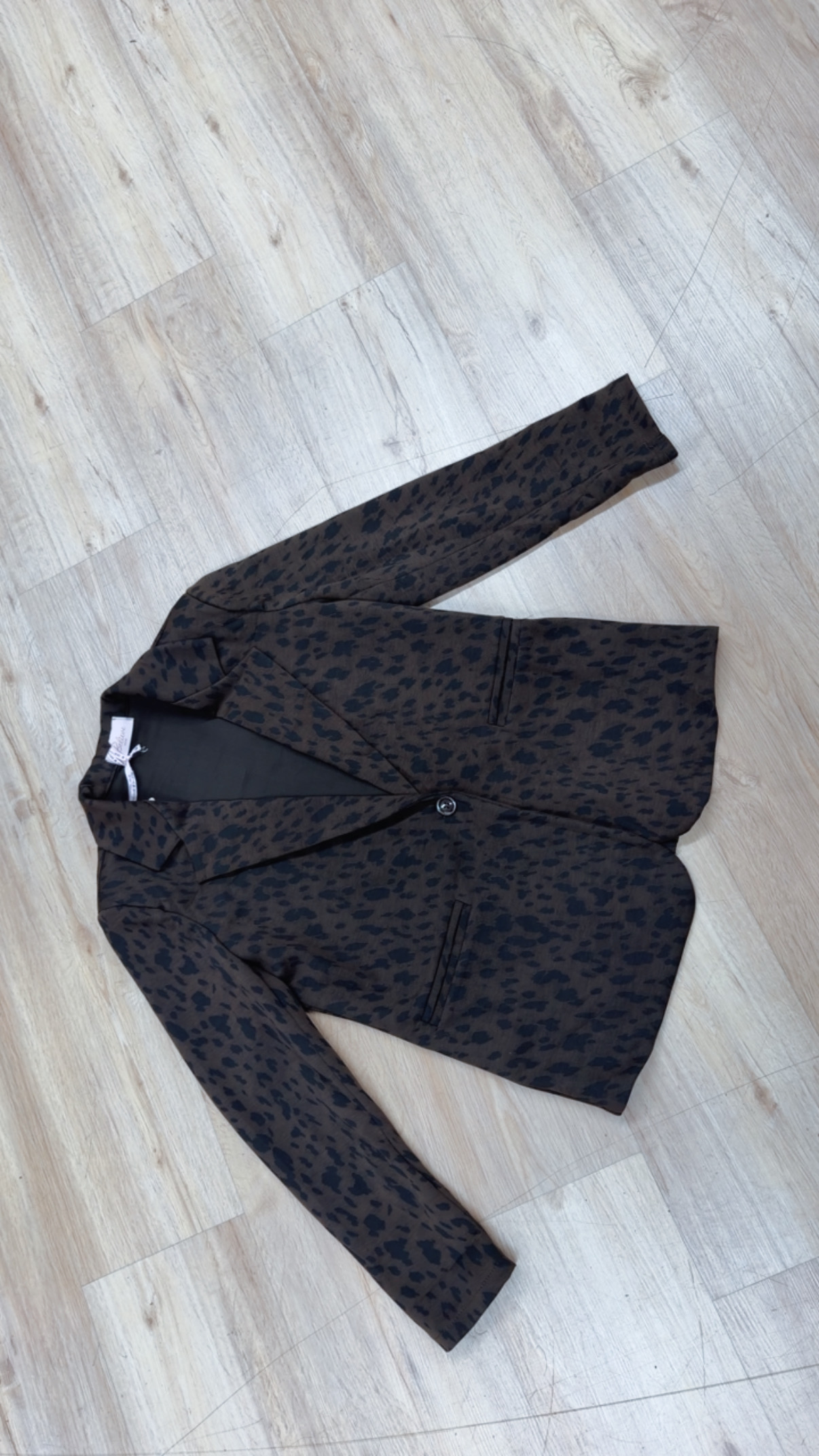 Blazer REH schoko/schwarz Lässig, bequem & stilvoll BL0187 I Made in Italy Größenartikel
