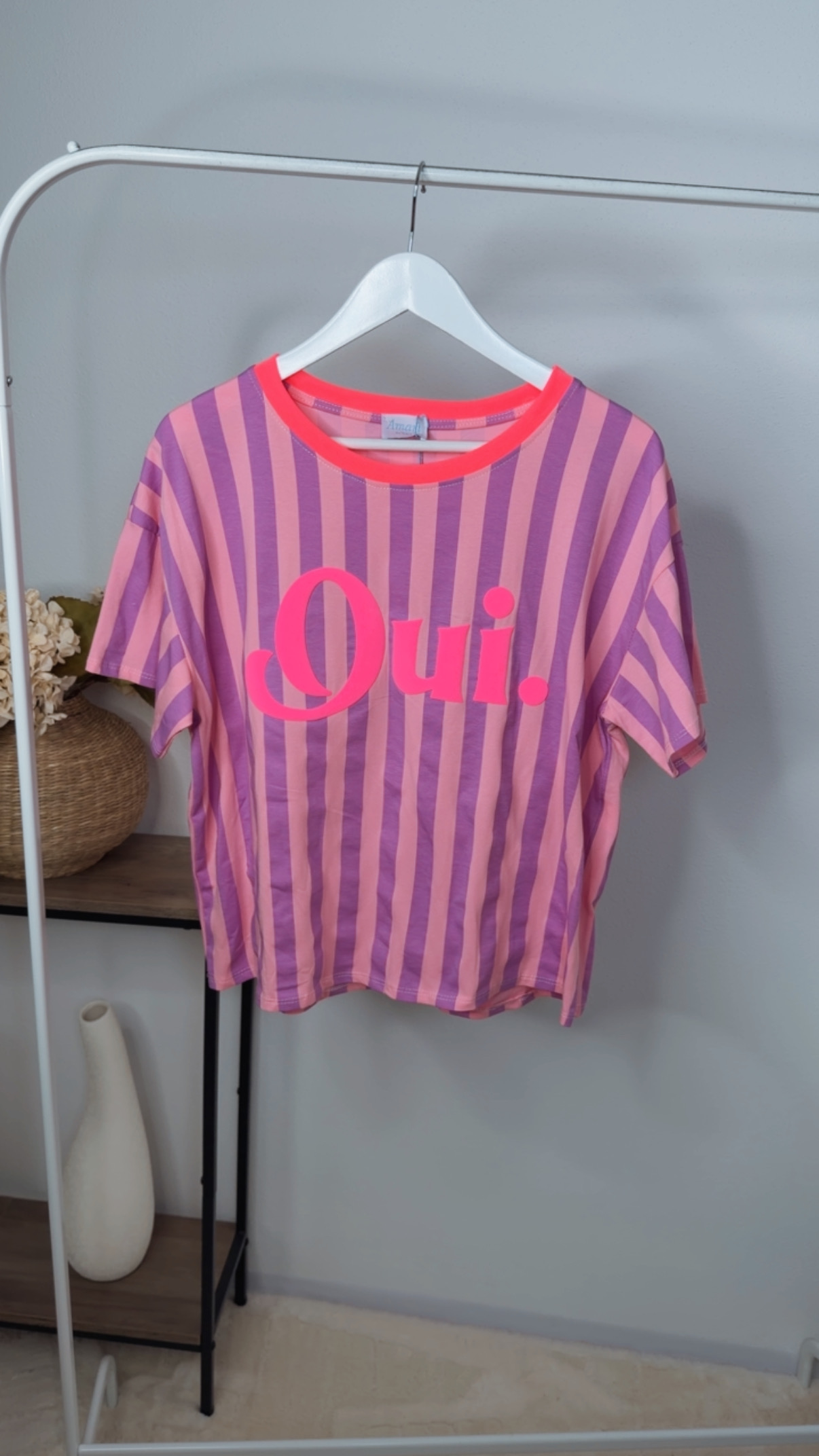 T-Shirt Nuria Blockstreifen Oui. Made in Italy 34-42/44