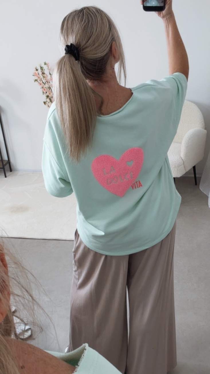 💖✨👚 T-Shirt La Dolce Vita Calista Made in Italy 34-40/42