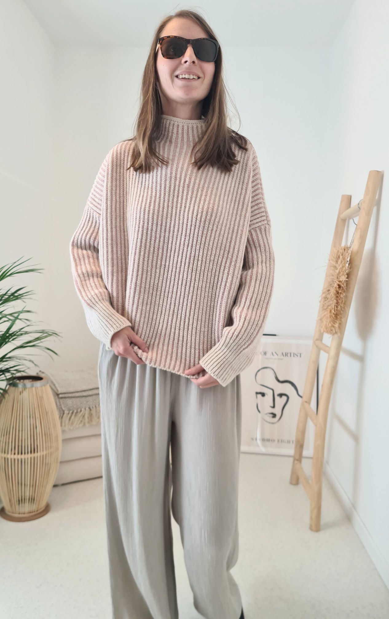 KNIT SWEATER MEGAN STRIPES ROSA Strickpullover Pullover 34-40/42 Made in Italy versch. Farben KNIT SWEATER MEGAN STRIPES ROSA Strickpullover Pullover 34-40/42 Made in Italy versch. Farben