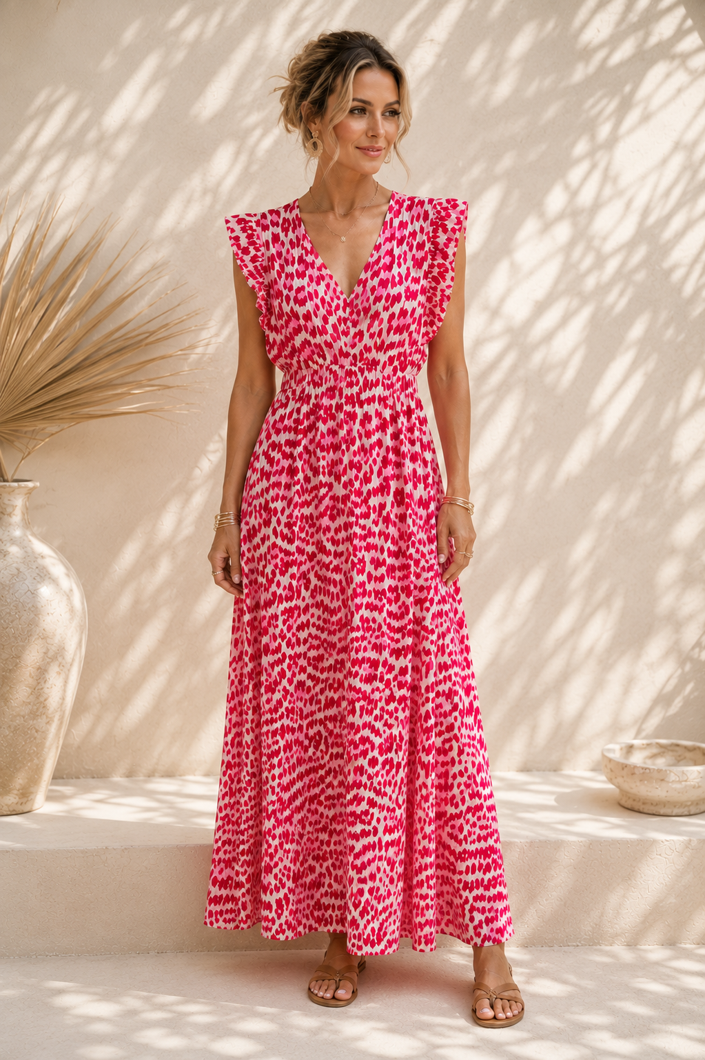 Kleid Arusha – Musselinkleid mit Boho-Charme  – Made in Italy |  tragbar bis Größe 42/44