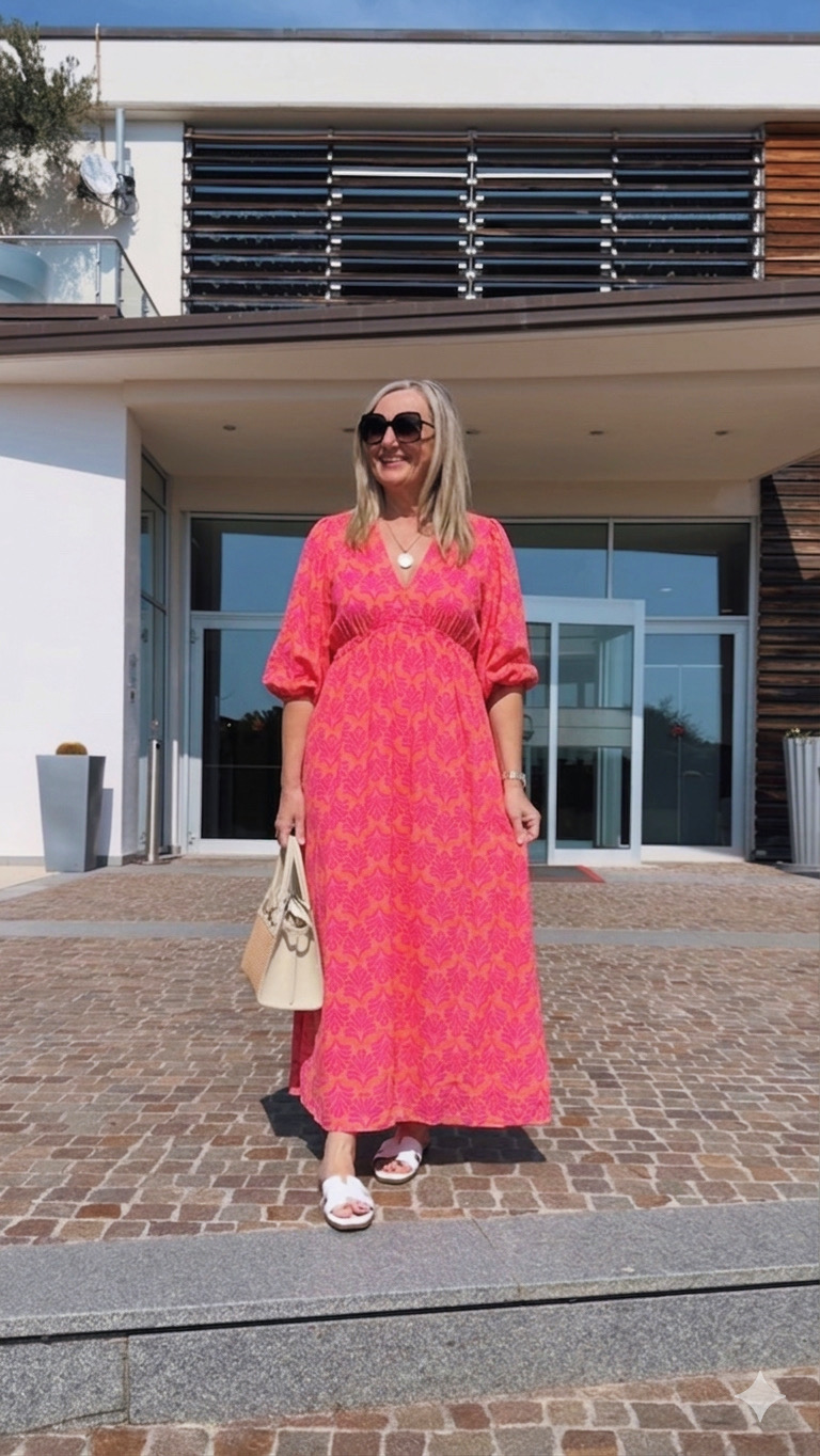 MUSSELIN LEO KLEID HANNAH FANTASY 34 - 42 Made in Italy