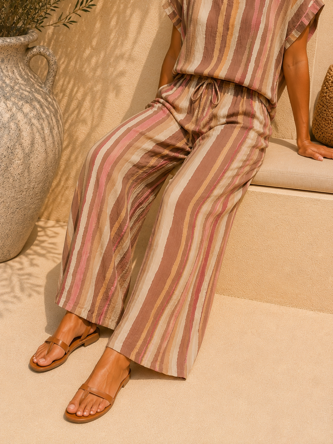 Marlene Hose Menorca Stripes Made in Italy 34-40/42