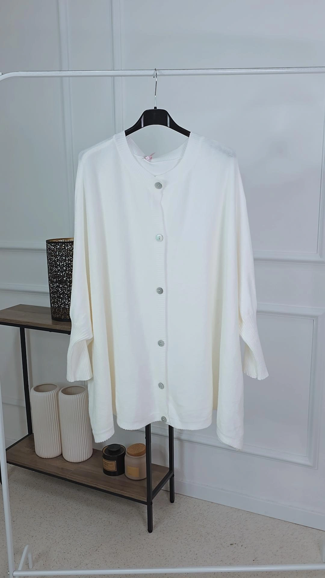 2. WAHL STRICK CARDIGAN FRANZI weiß #1 - Vom Umtausch ausgeschlossen