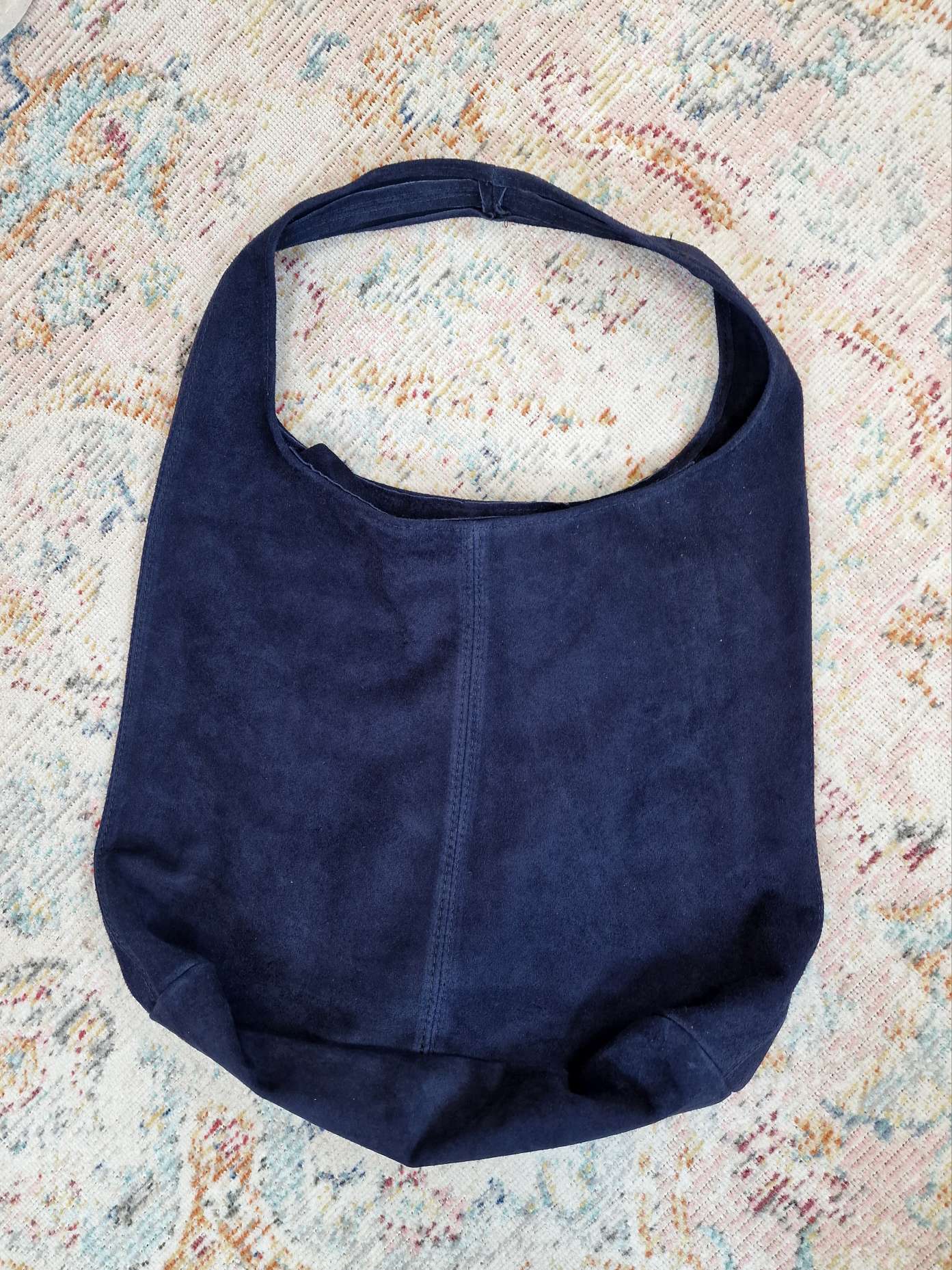 WILDLEDER SHOPPER VRONI DUNKELBLAU Made in Italy Leder Tasche versch. Farben WILDLEDER SHOPPER VRONI DUNKELBLAU Made in Italy Leder Tasche versch. Farben