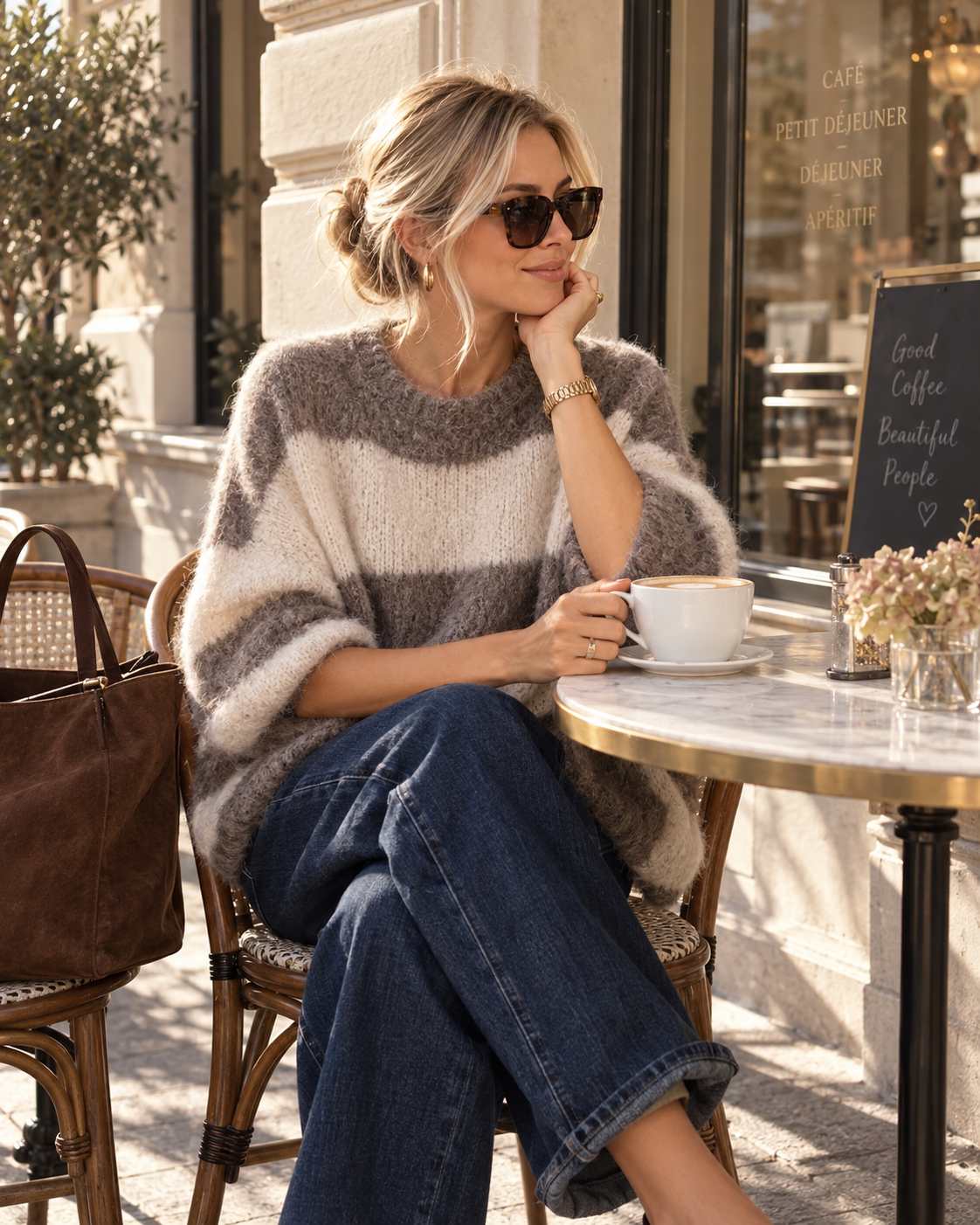 Kuschelpullover SP0082 – Made in Italy Gr. 34-42 Strick Pullover