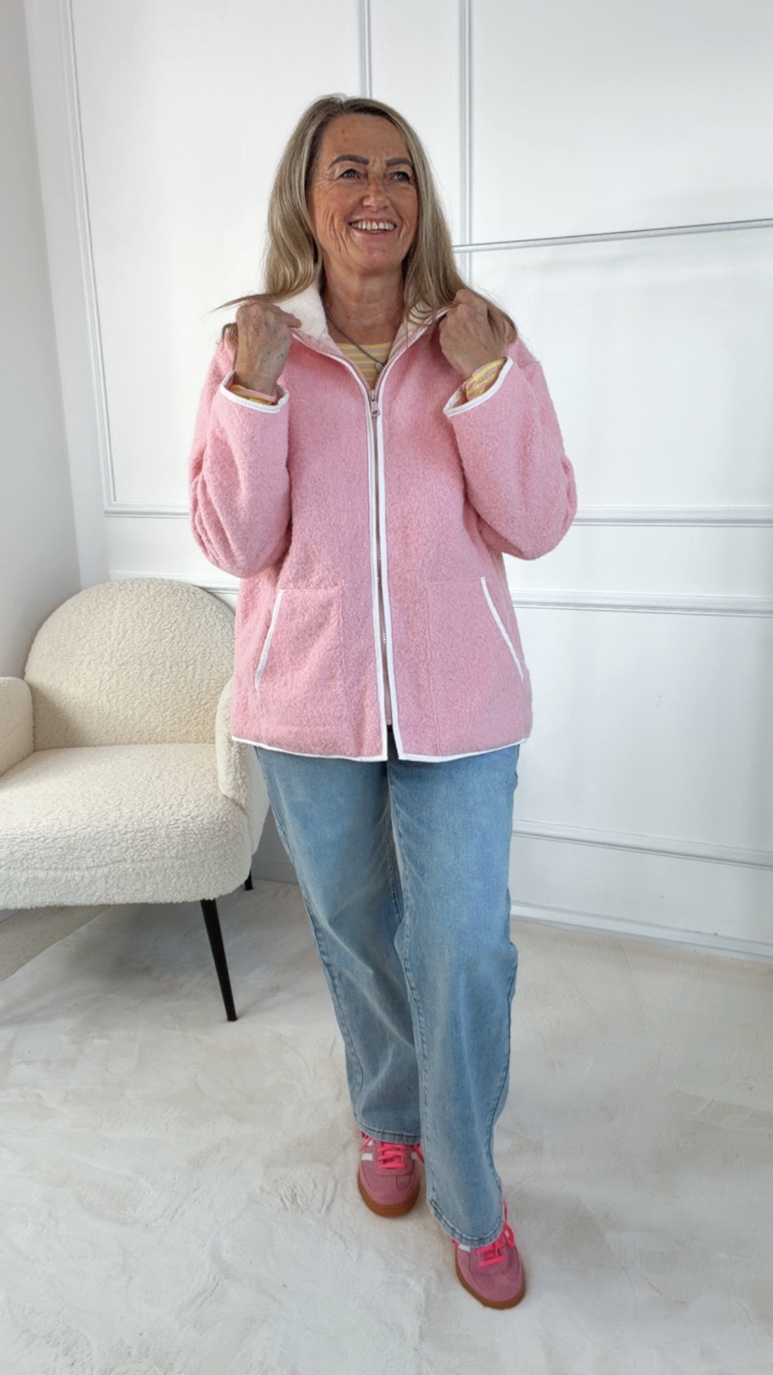 DUO COLOUR JACKE SAMMY Made in Italy 34- 42