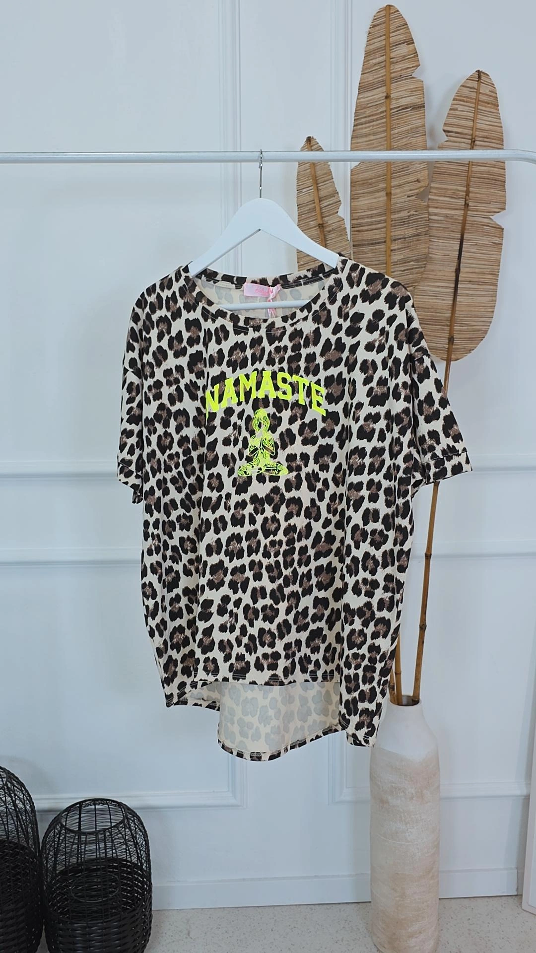 BASIC SHIRT URSULA LEO NAMASTE Vokuhila Made in Italy 36 -44