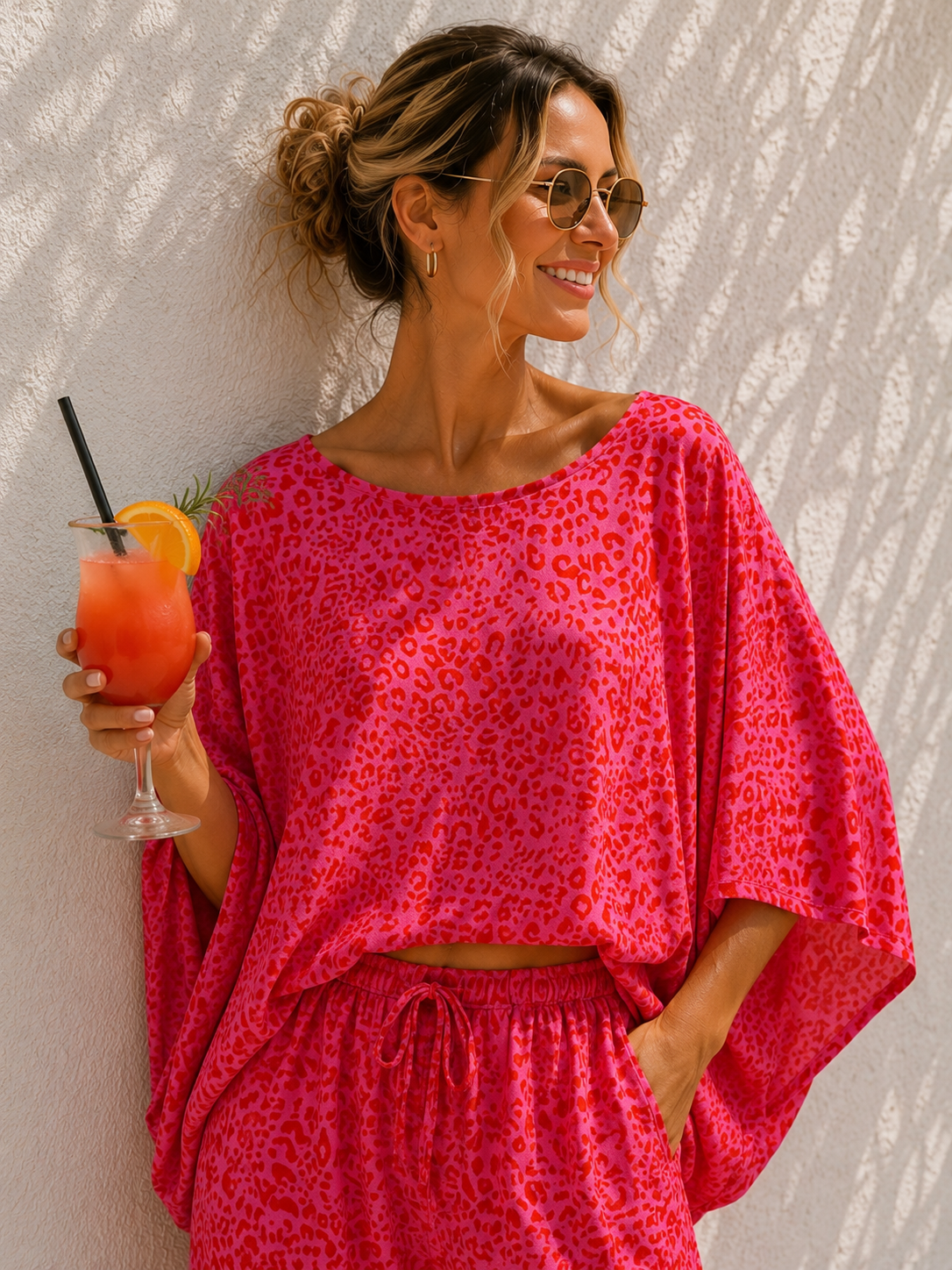 Oversize Fledermausshirt „Zanzibar“ ✨ Made in Italy • weich fließendes Oversize-Shirt • Größe 34–46