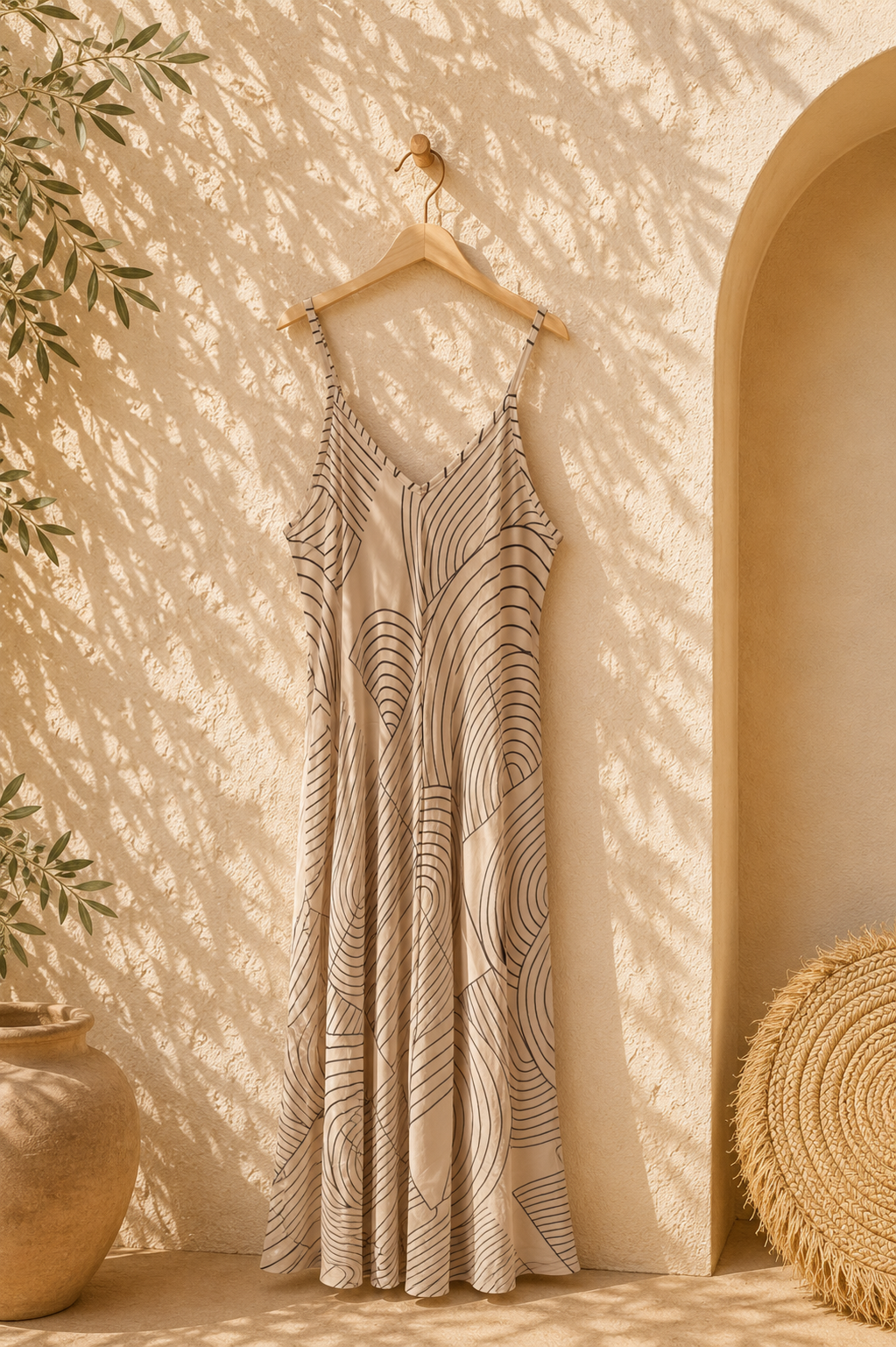 Kleid Mariella – Exklusiver Seiden-Look mit besonderem Design Made in Italy Gr 34-42/44