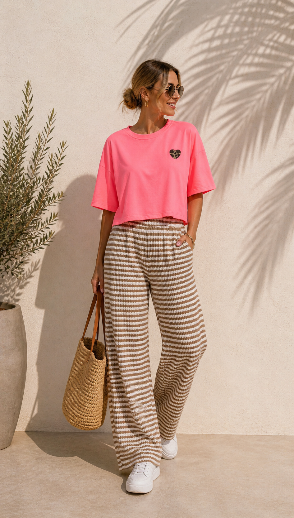 💙✨ Strickhose Zarelina Stripes Made in Italy