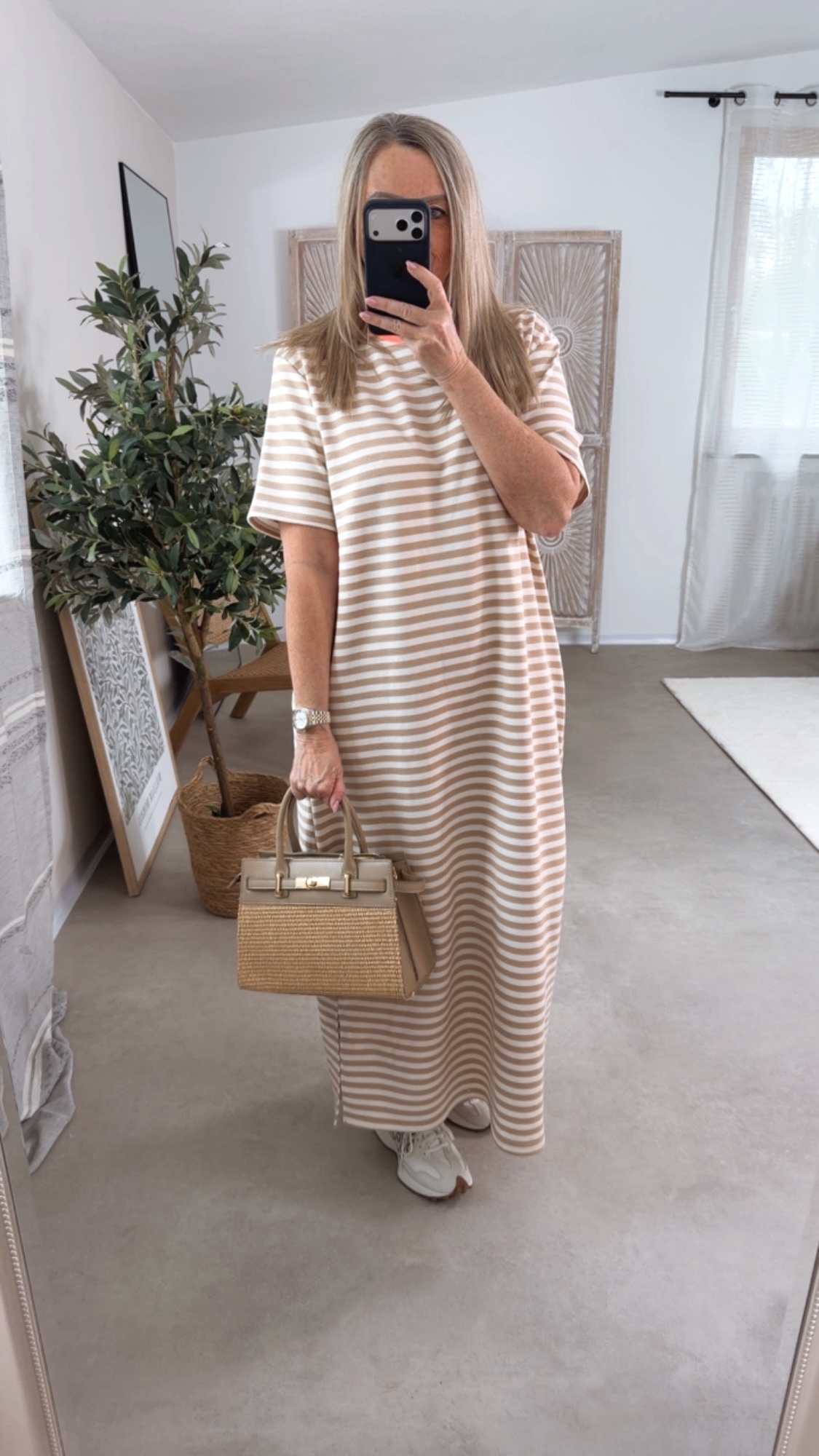 🤍 Sweaterkleid „Bianca Stripes“ – Made in Italy Gr 34-44