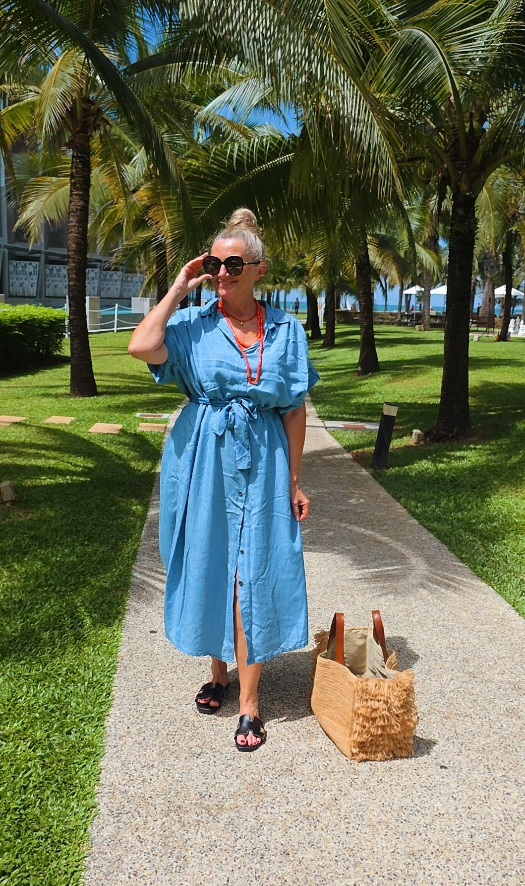 LYOCELL  BLUSENKLEID PALERMO Made in Italy 34-46/48