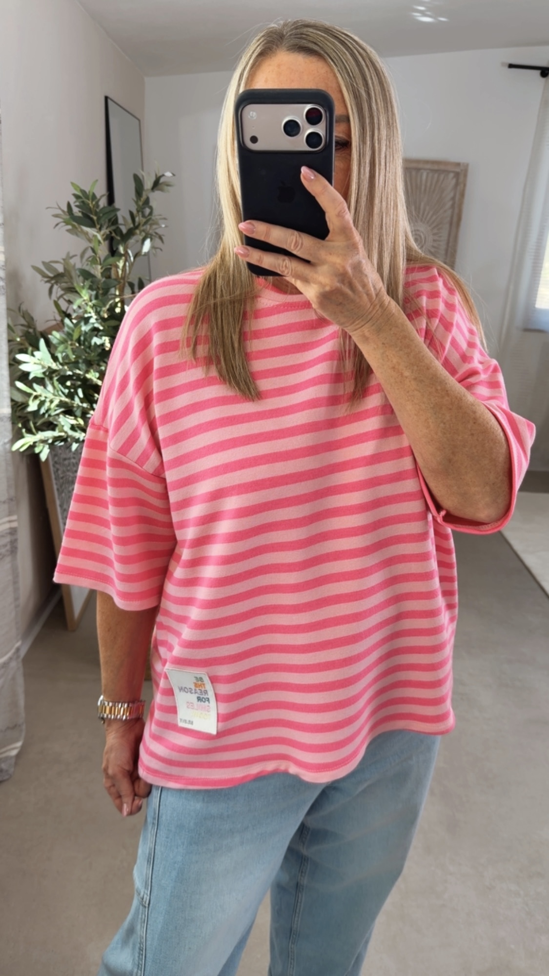 💖✨ T-Shirt-Sweat Stripes Fioralisse Made in Italy 34-42/44