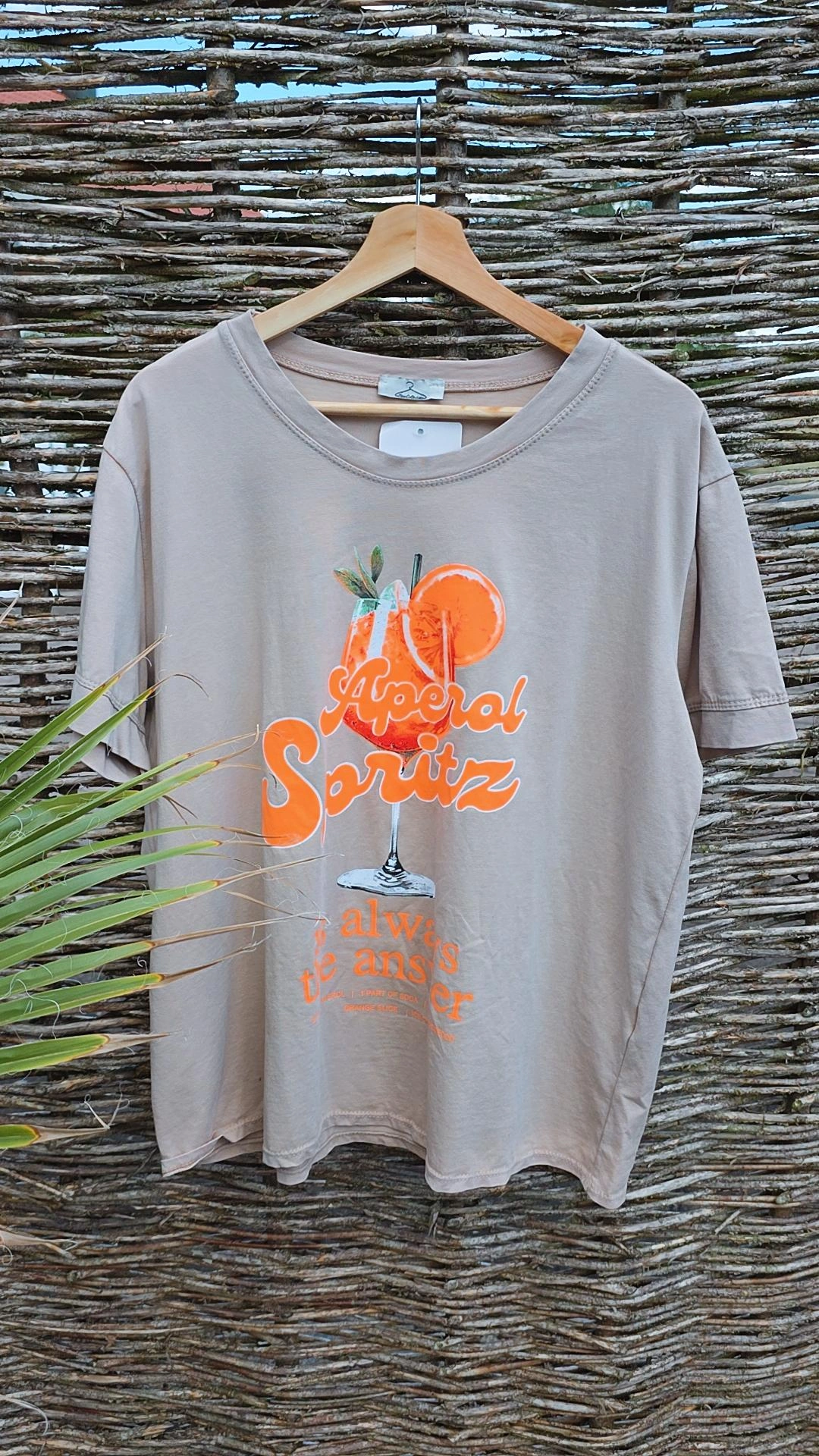 STATEMENT T-SHIRT ORANGINA COCKTAILAUFDRUCK 34-42
