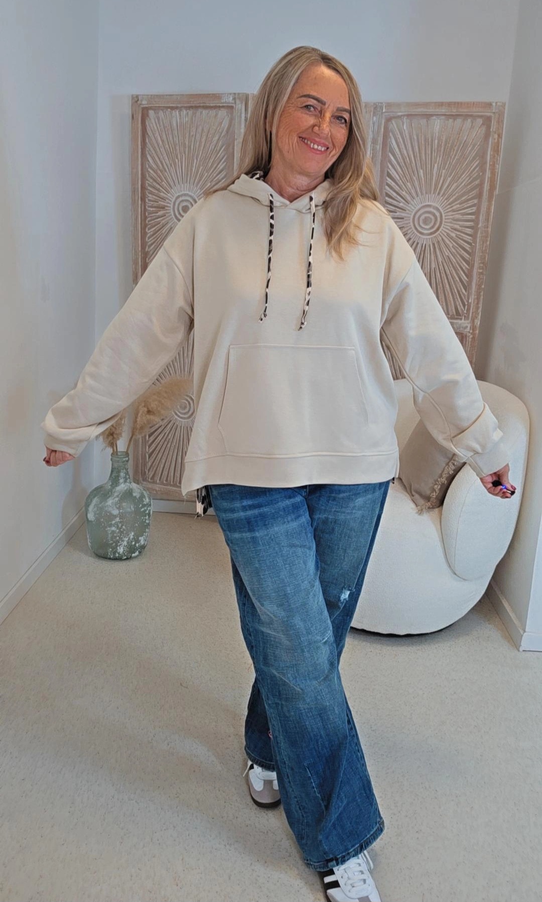 HOODIE PALINA LEODETAILS 34-44 Made in Italy 
