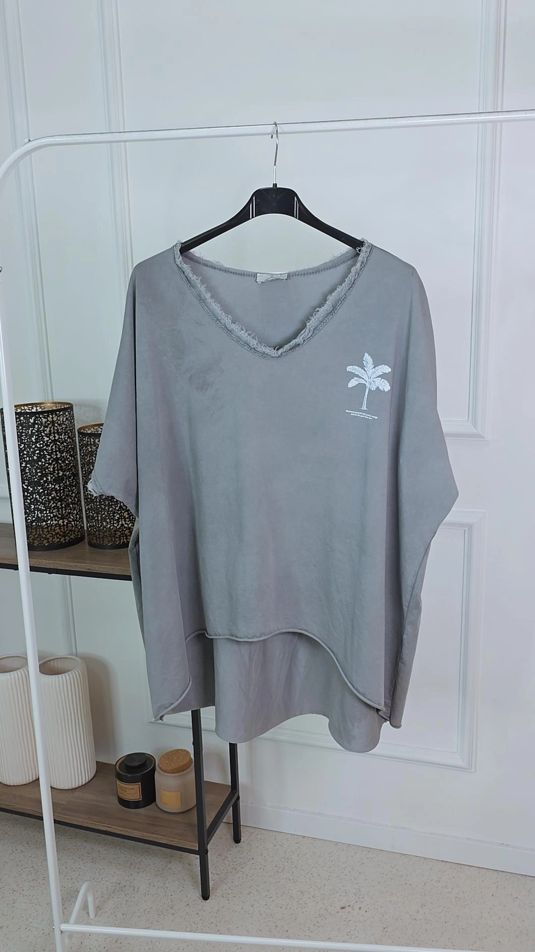 2. WAHL T-SHIRT ALOHA PALMS #D grau-Vom Umtausch ausgeschlossen