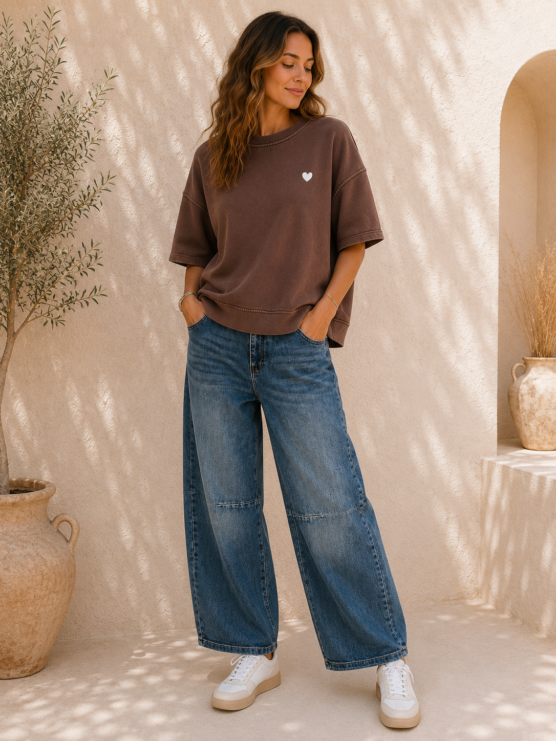 T-Shirt Sweater Cinderella Herz Made in Italy 34-42/44