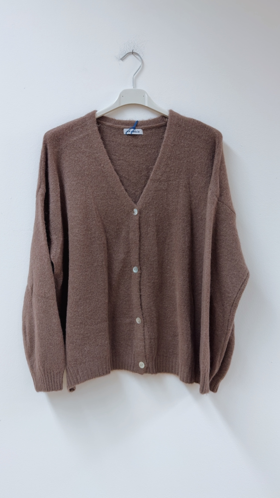 Agnetha – Oversize Alpaka Strickjacke | Made in Italya Cardigan  34-44