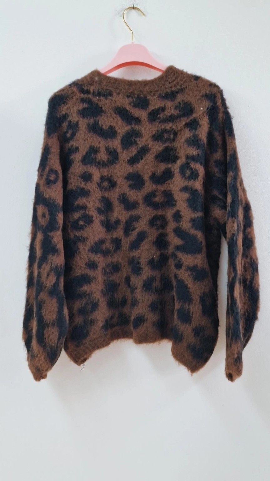 Strickjacke Leo mit Patch – Fashion Must-have SJ0194 I Made in Italy 34-42