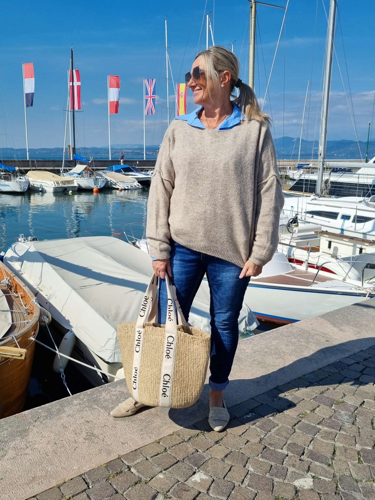 KNIT SWEATER LORENA BEIGE Made in Italy 34-42 Strick Pullover KNIT SWEATER LORENA BEIGE Made in Italy 34-42 Strick Pullover
