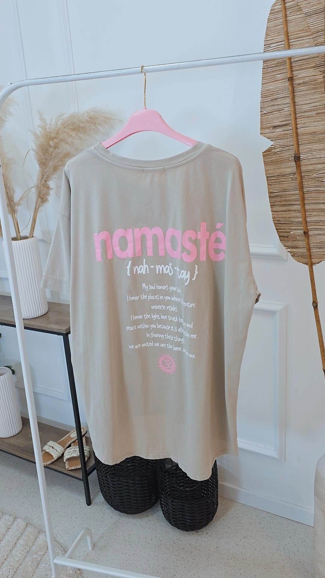 BASIC SHIRT JOGAN Namaste Rules Vokuhila Made in Italy 36 -42