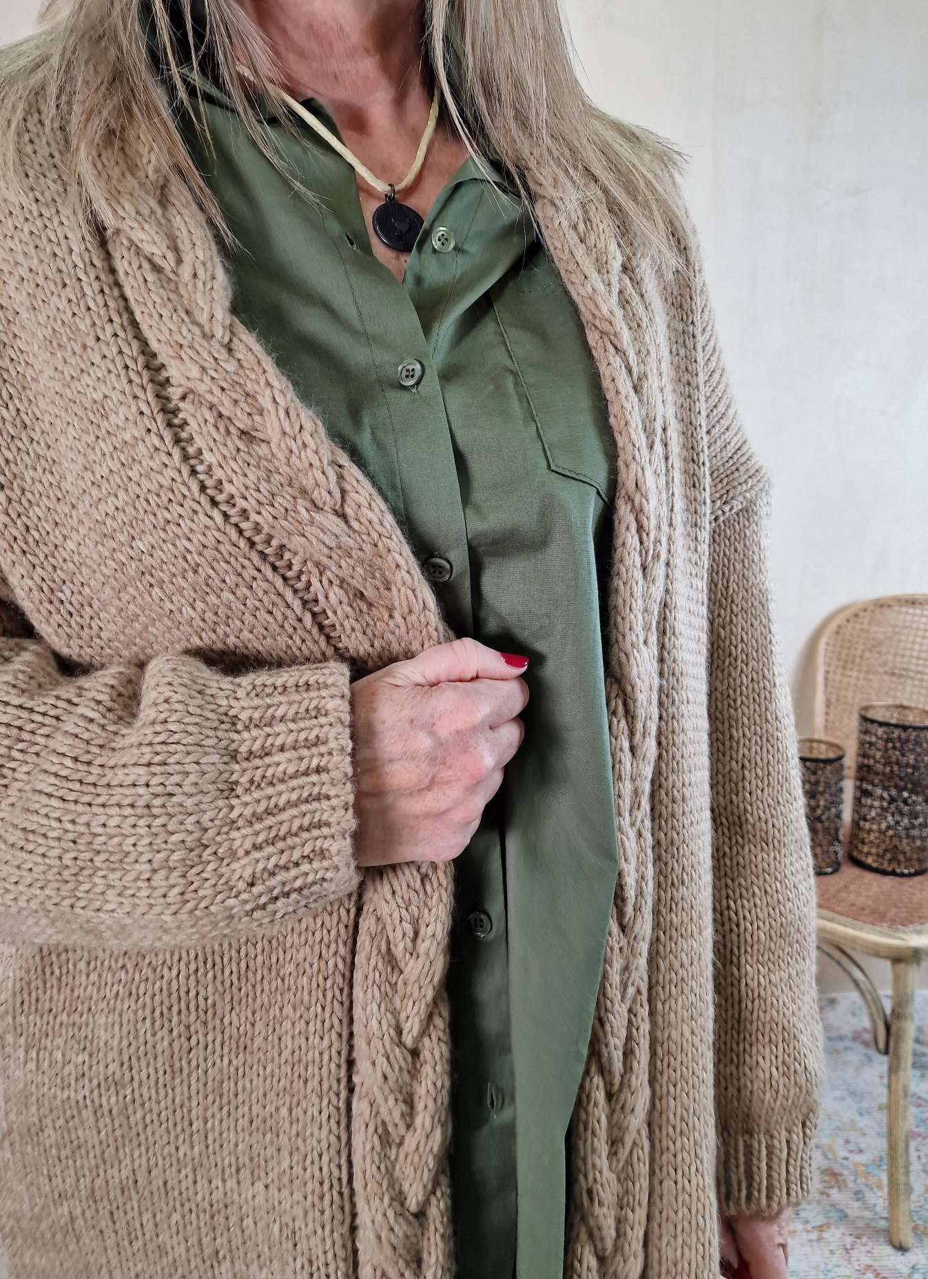 EDLER KNIT CARDIGAN BETTINA CAMEL 34-42 Made in Italy Strickjacke Strickmantel Mantel EDLER KNIT CARDIGAN BETTINA CAMEL 34-42 Made in Italy Strickjacke Strickmantel Mantel