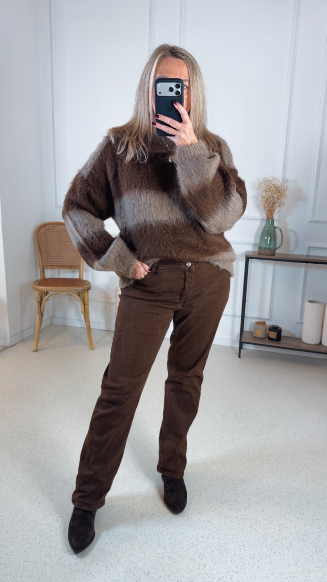 JEANS BARI PUSH-UP-EFFEKT SCHOKO Made in Italy Variantenartikel 78271-9 Hose