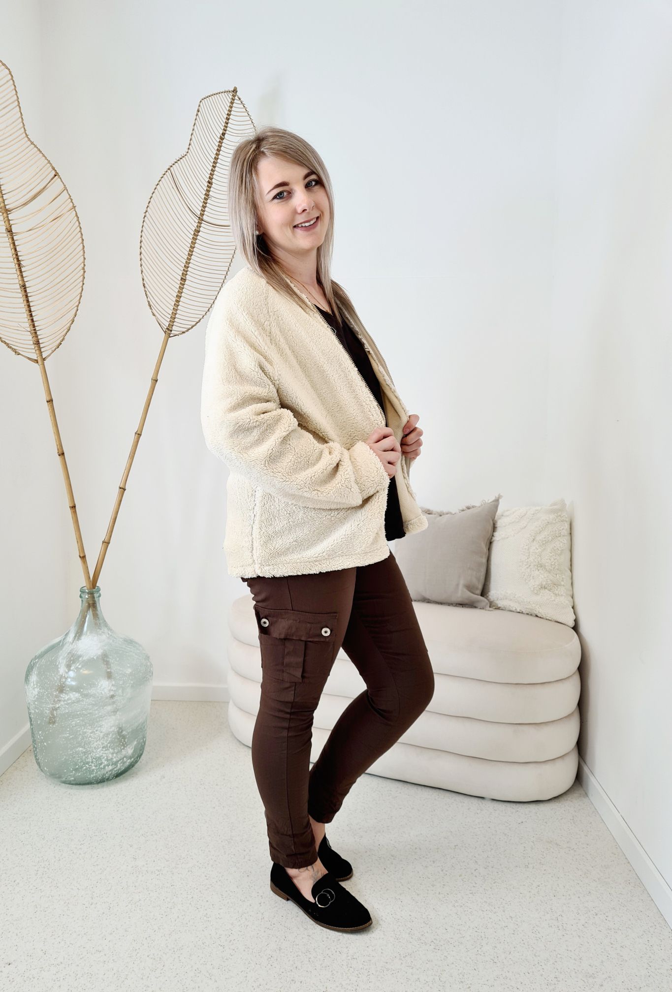 TEDDY JACKE ANETTE Sweater Made in Italy 34-42 Longsleeve Pullover versch. Farben TEDDY JACKE ANETTE Sweater Made in Italy 34-42 Longsleeve Pullover versch. Farben