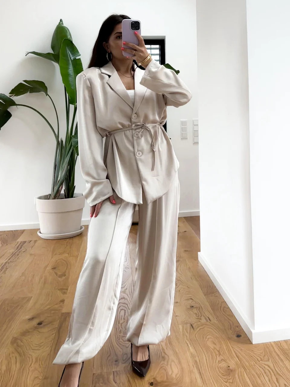 Silky-Flow Hose Alessia – soft & stylish Made in Italy 34-40/42