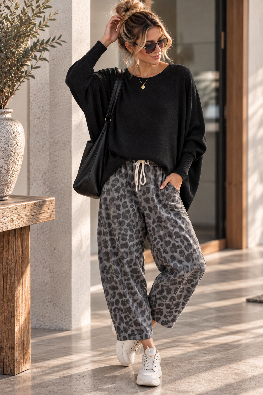 OVERSIZE KNIT SWEATER SIGRID Made in Italy 34-44/46 Strick Pullover