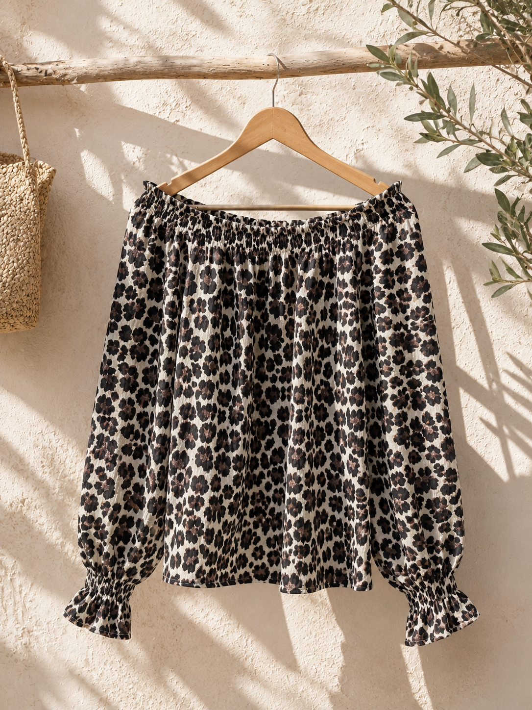 Musselin-Bluse Kamili Leo Made in Italy 34-40/42