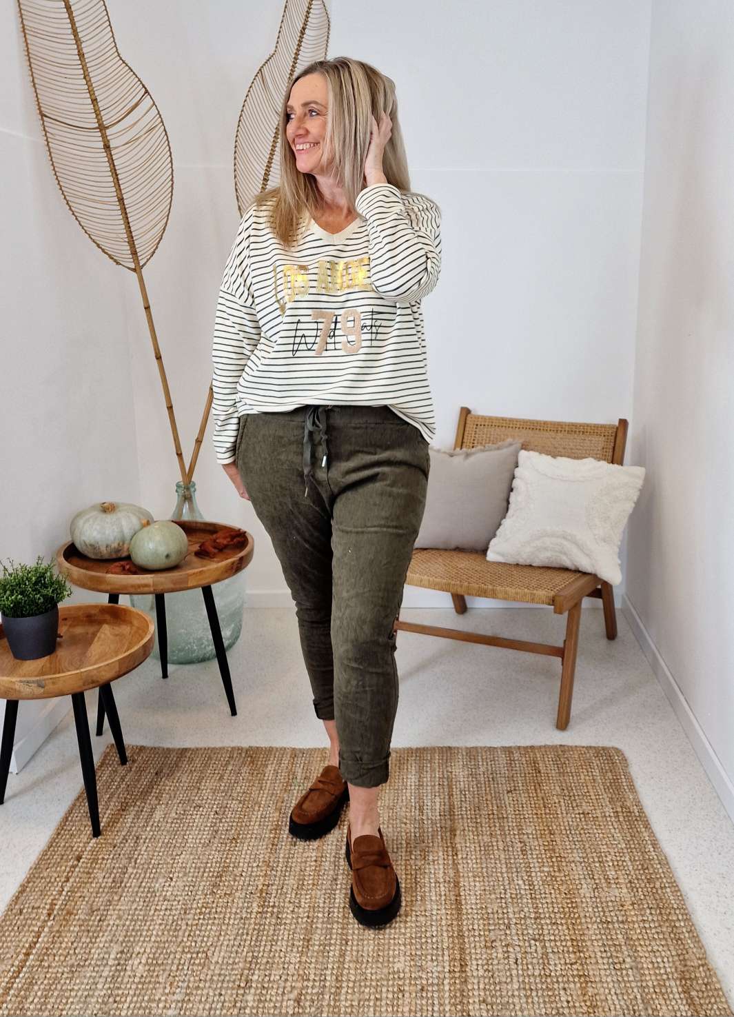 BASIC SHIRT LOS ANGELES STRIPES GLAMOUR ANTHRAZIT Streifen Longsleeve 34-42 Made in Italy Anthrazit BASIC SHIRT LOS ANGELES STRIPES GLAMOUR ANTHRAZIT Streifen Longsleeve 34-42 Made in Italy Anthrazit