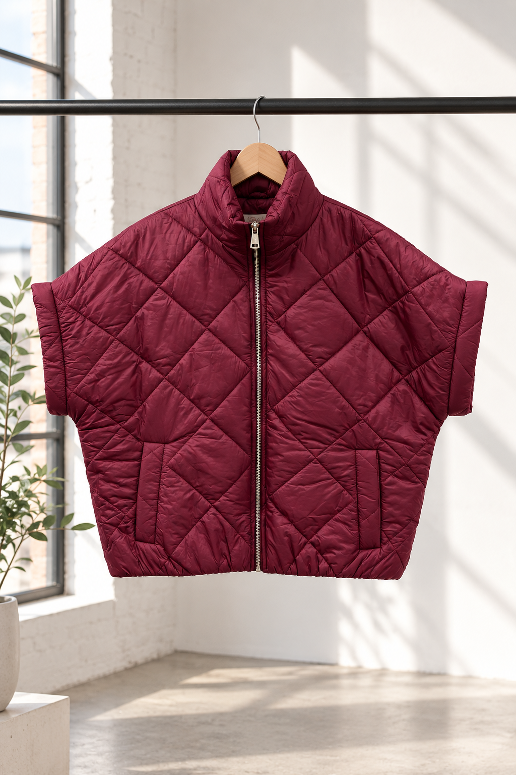 Steppjacke Svenja – Made in Italy – lässiger Spätsommer-Look Gr. 34-42