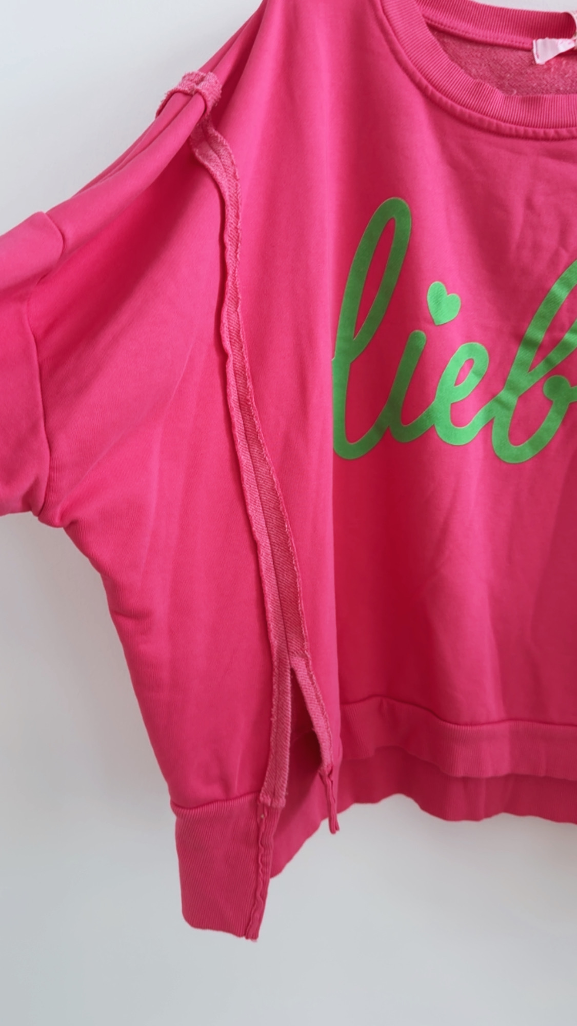 Sweatshirt Isotta – Lieb´s im lässigen Oversize-Look Made in Italy 34-48