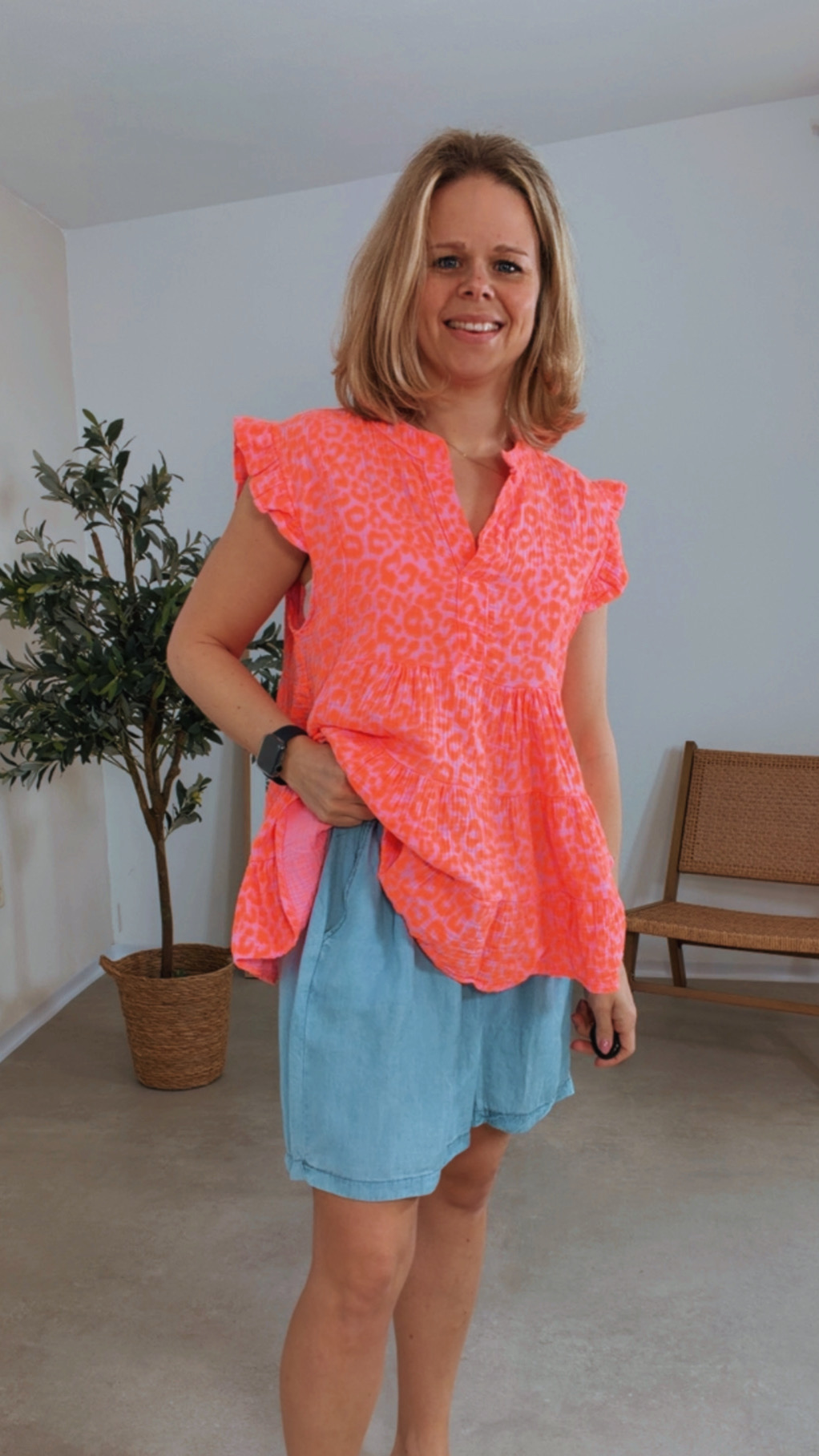 MUSSELIN BASIC SHIRT BETTINA LEO  Made in Italy 34-40/42