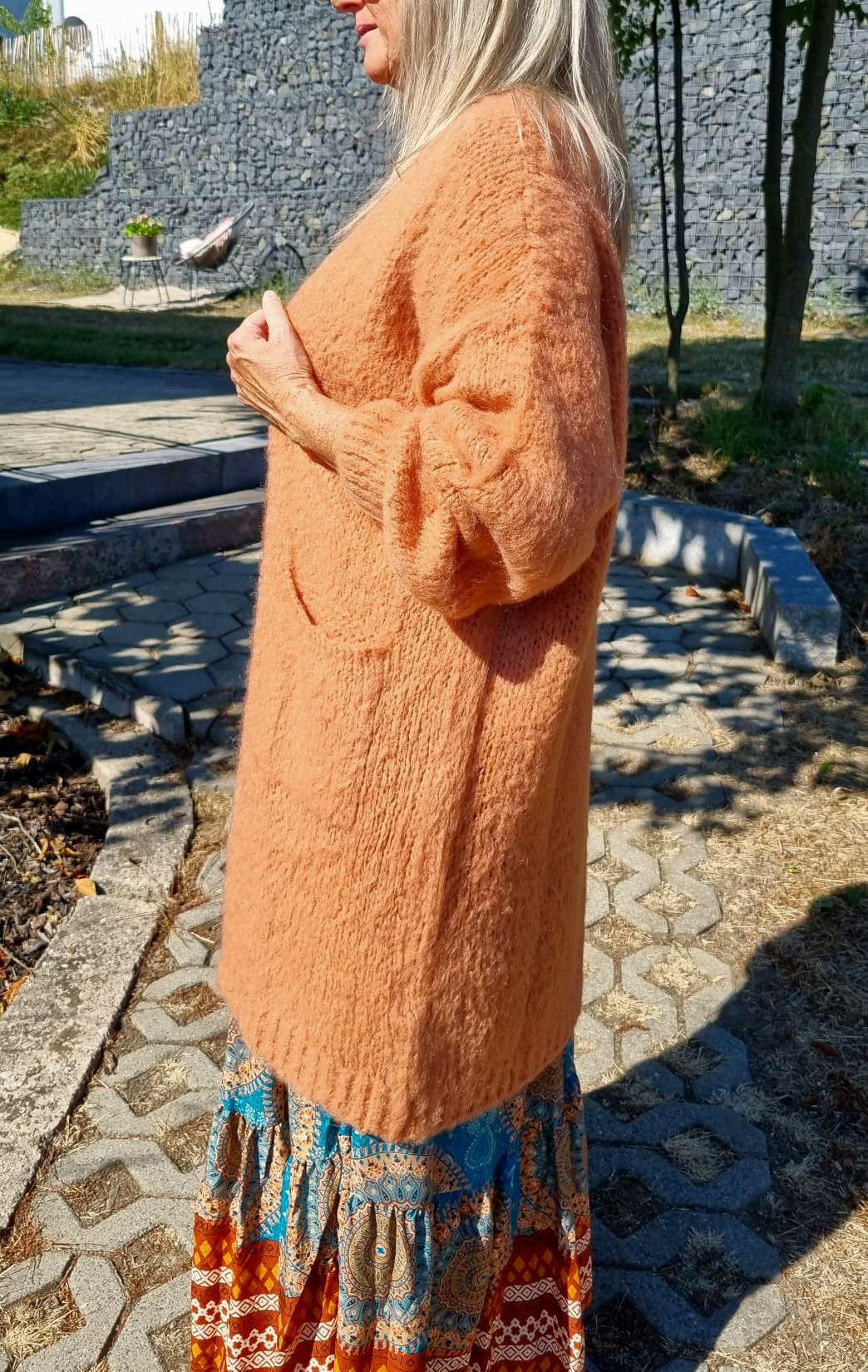 EDLER KNIT CARDIGAN CHARLOTTE ROST MOHAIR 34-42 Made in Italy Strickjacke Strickmantel Mantel EDLER KNIT CARDIGAN CHARLOTTE ROST MOHAIR 34-42 Made in Italy Strickjacke Strickmantel Mantel