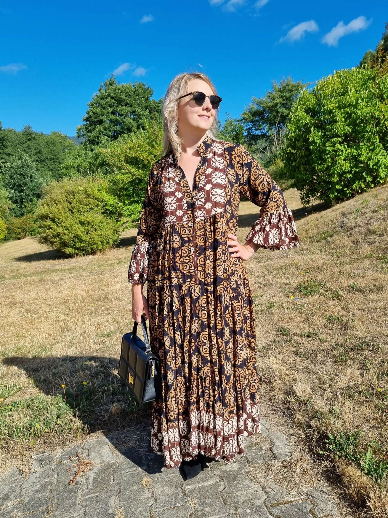 MAXI TUNIKA DRESS ISABELL SCHWARZ 34-40/42 Made in Italy langes Kleid Hängerchen Tunikakleid MAXI TUNIKA DRESS ISABELL SCHWARZ 34-40/42 Made in Italy langes Kleid Hängerchen Tunikakleid